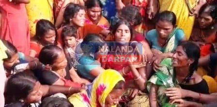 हत्या कर नदी में फेंकी लाश, मुआवजा को लेकर हिलसा-चिकसौरा रोड जाम