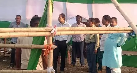 कल नगरनौसा पहुंचेगें सीएम नीतीश कुमार, तैयारी का जायजा लेने पहुंचे डीएम-एसपी 1 CM Kumar will reach Nagarnausa tomorrow DM SP arrived to take stock of the preparations 1