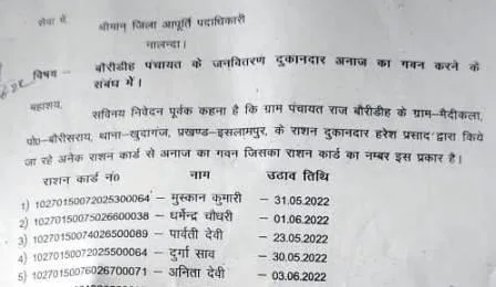 गरीबों की हकमारीः सरकारी अनाज की कालाबाजारी करते डीलर-चालक रंगे हाथ गिरफ्तार 1 Entitlement of the poor Dealer driver arrested for black marketing of government food grains 1