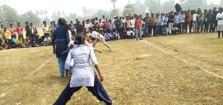 दो दिवसीय प्रखंड स्तरीय खेलकूद कार्यक्रम का आयोजन 2 Organization of two day block level sports program 1