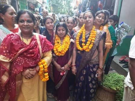 Islampur Municipal Council Kiran Devi who was the head of Wardih for 3 times became the chief councilor Tanveer Alam elected deputy chief councilor 2