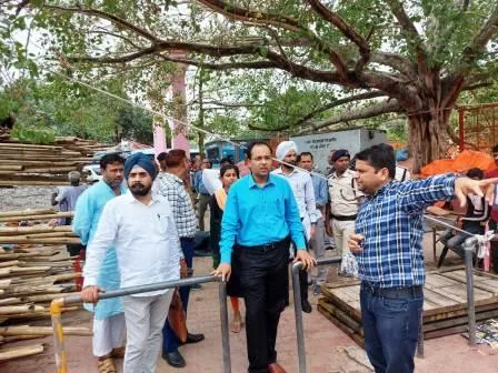 District Magistrate visited the site regarding Rajgir Malmas fair gave important instructions meeting in RICC auditorium 1