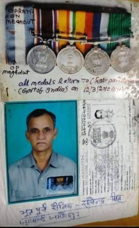 Kargil warrior sent to jail by Chandi police has returned his medal to the President 1