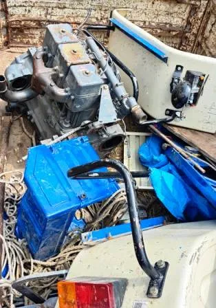 नगरनौसा पुलिस ने गश्ती के दौरान पिकप भान से चोरी का ट्रैक्टर इंजन किया बरामद, एक गिरफ्तार 1 Nagarnausa police recovered stolen tractor engine from pickup van during patrolling one arrested 1