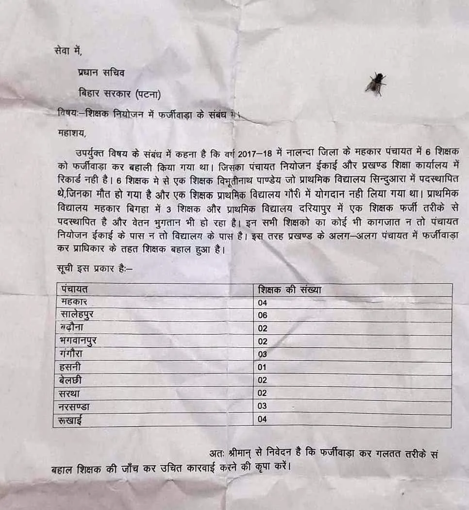 The matter of appointment of fake employed teachers again fake employment of 35 36 teachers in Chandi block know the whole story 2