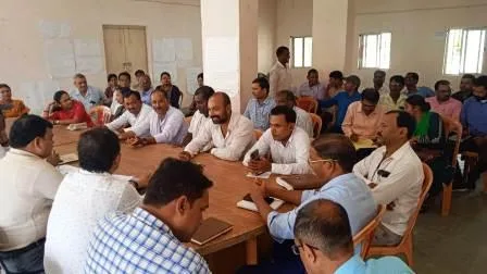 आवश्यक कोरम के अभाव में नगरनौसा पंचायत समिति की बैठक स्थगित