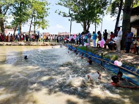 Safe swimming training to 300 people aged 6 to 18 years from 11 to 13 September. 1