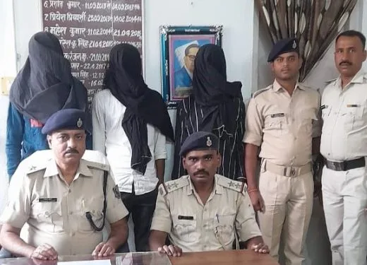 वरदाहा पंचायत के उपमुखिया पुत्र समेत 3 सड़क लुटेरे गिरफ्तार 1 3 सड़क लुटेरे गिरफ्तार