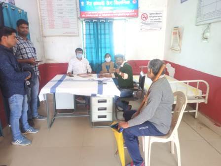 Block level disability screening camp organized in Nagarnausa PHC 1