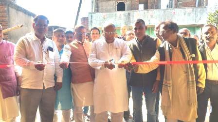 Harnaut MLA inaugurated community hall in his village