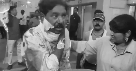 राजगीर से बिहारशरीफ लौट रहे पत्रकार दीपक विश्वकर्मा को गोली मारी 2 Journalist Deepak Vishwakarma returning from Rajgir to Bihar Sharif shot