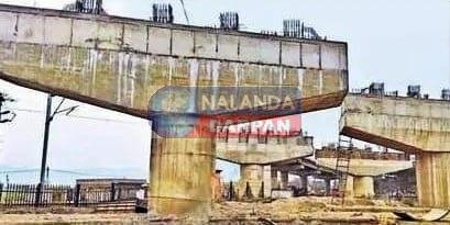 आठ साल में आधा अधूरा भी नहीं बन सका है राजगीर आरओबी 4 Rajgir ROB has not been even half completed in eight years