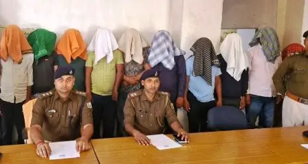 पुलिस टीम पर बालू माफियाओं का हमला, 10 लोग गिरफ्तार 3 Sand mafia attack on police team 10 people arrested