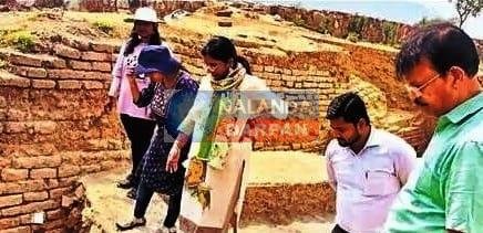 राजगीर अजातशत्रु किला के उत्खनन में मिले मौर्य-गुप्तकाल से प्राचीन पुरावशेष 1 राजगीर अजातशत्रु किला उत्खनन