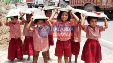 In the scorching heat the little ones of Anganwadi are deprived of the grace of KK Pathak