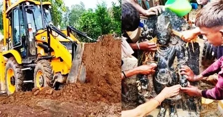 तालाब की खुदाई के दौरान हुआ चमत्कार, प्रकट हुए भगवान विष्णु 5 Miracle happened during the digging of the pond Lord Vishnu appeared