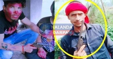 थरथरी में देसी कट्टा लिए युवक की तस्वीर फिर वायरल, गिरफ्तार 10 Picture of young man carrying a country made pistol in Tharthari goes viral again arrested