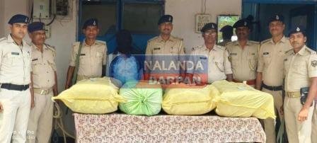 एक क्विंटल गांजा के साथ तस्कर गिरफ्तार