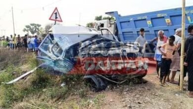 Driver dies in collision between Hiwa and Scorpio woman along with 3 children critical