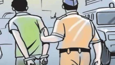 Organizer land mafia arrested just before press conference at former MLAs residence