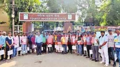 Jharkhand tourism officer team visited the heritage sites of Nalanda