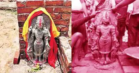 हिलसा नगर में खुदाई के दौरान प्रकट हुए भगवान विष्णु को लेकर दो गुट भिड़े 9 Two groups clashed over Lord Vishnu who appeared during excavation in Hilsa town