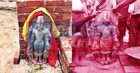 हिलसा नगर में खुदाई के दौरान प्रकट हुए भगवान विष्णु को लेकर दो गुट भिड़े 9 Two groups clashed over Lord Vishnu who appeared during excavation in Hilsa town