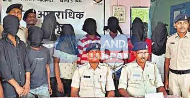 Nalanda Police big action: बिंद थाना पुलिस ने आठ सड़क लुटेरों को दबोचा