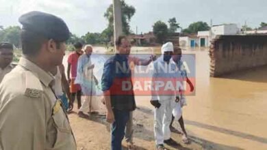 Flood in Nalanda DM inspected ordered to ensure relief work