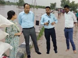 DM inspected relief material in flood