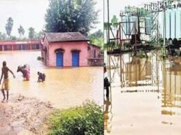 Lokain river caused havoc