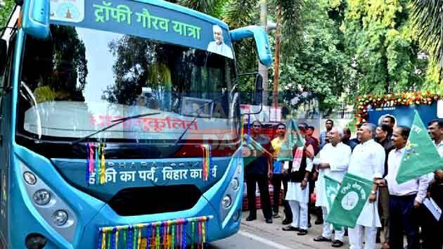 महिला एशियन चैंपियनशिप ट्रॉफी की धूम, ट्रॉफी गौरव यात्रा का भव्य आगाज़ 1 Women's Asian Championship trophy celebrated, trophy pride journey started grandly