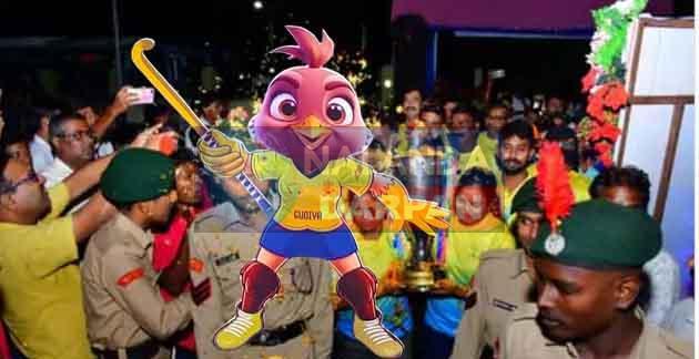 वीमेंस एशियन हॉकी चैंपियनशिप ट्रॉफी गौरव यात्रा का नालंदा में भव्य स्वागत