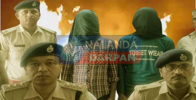 दलित बस्ती में आग लगाने वाले 2 आरोपी गिरफ्तार, शराब नहीं देने पर किया था कांड