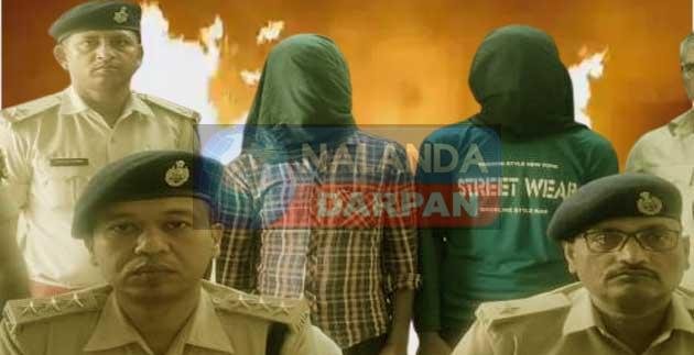 दलित बस्ती में आग लगाने वाले 2 आरोपी गिरफ्तार, शराब नहीं देने पर किया था कांड 1 2 accused arrested for setting fire to Dalit colony, they had set fire because they were not given liquor