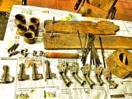 Mini gun factory exposed again in Chiksaura area of ​​Hilsa