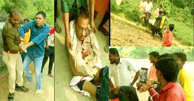 Headmaster and teacher reached school in a drunken state, villagers dragged them to police station