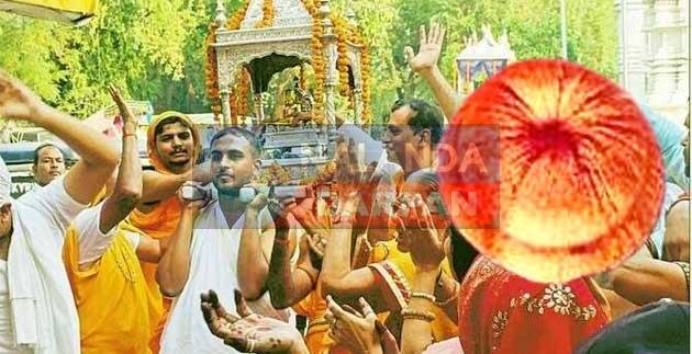NRI offered Mahavir Nirvana Laddu by bidding 11 lakh in Pavapuri NRI offered Mahavir Nirvana Laddu by bidding 11 lakh in Pavapuri