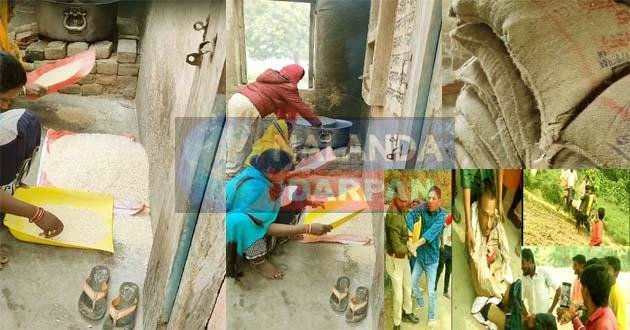 मध्यान्ह भोजन का चावल बेचकर शराब पी रहे थे शिक्षक और प्रधानाध्यापक