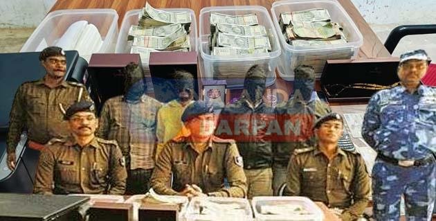 लॉटरी के नाम पर करोड़ों की ठगी: 36.78 लाख नकद, आभूषण समेत 4 साइबर ठग धराए