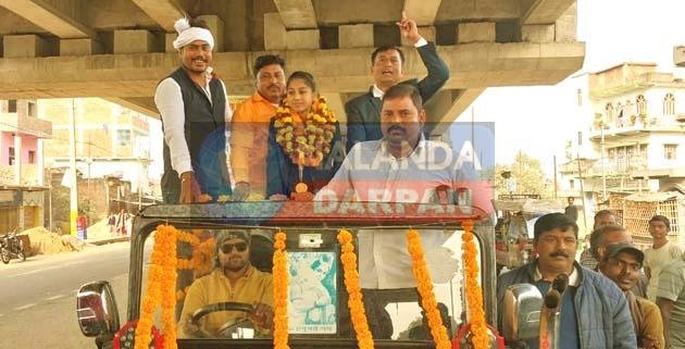 Goldie honoured by President Draupadi Murmu with grand welcome Goldie honoured by President Draupadi Murmu with grand welcome