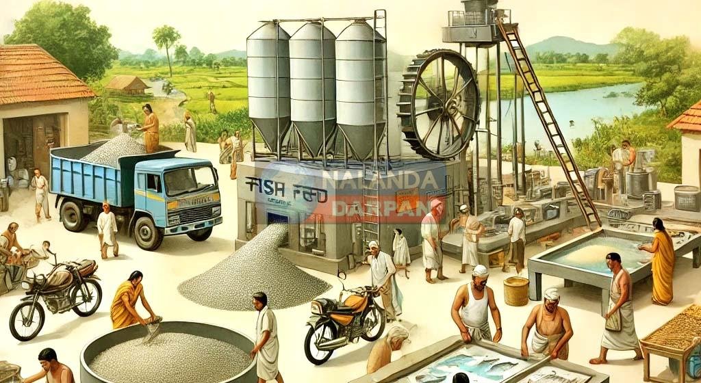 अब मछली दाना उत्पादन में आत्मनिर्भर बनेगा नालंदा, बढ़ेगा मत्स्य कारोबार 2 Now Nalanda will become self-sufficient in fish feed production, fisheries business will grow