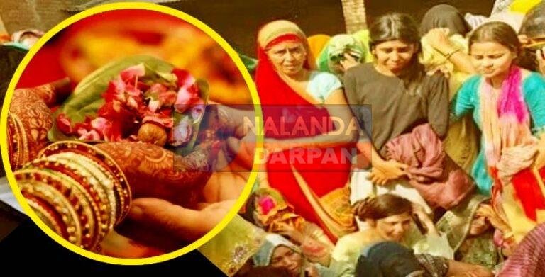 बेटी की डोली से पहले निकली सरकारी शिक्षिका की अर्थी The funeral procession of a government teacher came out before the doli of her daughter