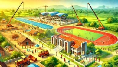 A grand sports building-cum-gymnasium will be built in Devisrai