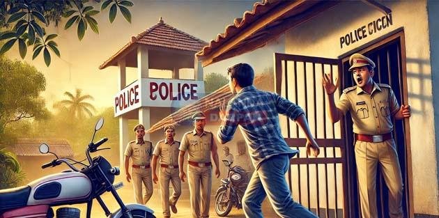 राजगीर थाना की हाजत से बाइक भागा चोर, पुलिस पर उठे सवाल