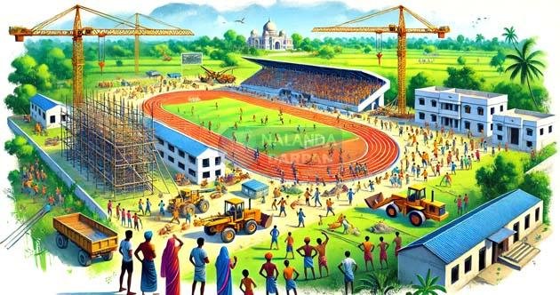 बिंद प्रखंड को बड़ी सौगात, मिलेगा खेलों का नया आयाम Bind block got a big gift, sports will get a new dimension