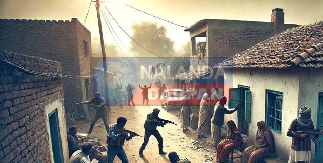 Firing at the house of Karayparsurai Deputy Chief, he saved his life by hiding Firing at the house of Karayparsurai Deputy Chief, he saved his life by hiding