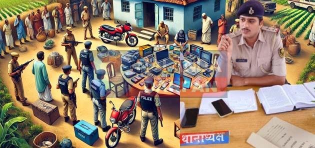 ऑपरेशन प्रहारः कतरीसराय में 6.82 लाख, 36 मोबाइल, 25 एटीएम समेत 11 साइबर ठग धराए