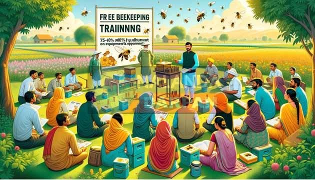 मधुमक्खी पालन में स्वरोजगार: प्रशिक्षण मुफ्त, उपकरणों पर 90% अनुदान 1 Self employment in beekeeping: Training free, up to 90% subsidy on equipment