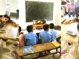 Video of BPSC teacher sleeping in classroom goes viral, investigation is necessary